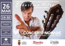 Concierto Nómade, un viaje alrededor del mundo a través de la música en Villarcayo el 26 de marzo a las 19:30 horas