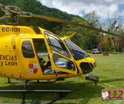 Rescatan a un montañero herido tras sufrir una caída en las cercanías del monte Castro Valnera en Espinosa de los Monteros