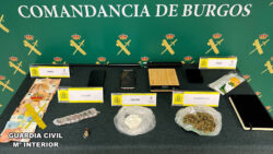 La Guardia Civil desmantela dos puntos de venta de droga al menudeo en Las Merindades y Bilbao