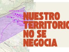 Las vecinas y vecinos del Valle de Losa no van a negociar, porque su territorio no tiene precio