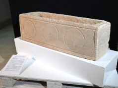 Un sarcófago infantil hallado en Tartalés de Cilla, nueva pieza destacada del Museo de Burgos