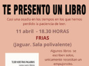 FRÍAS – PRESENTACIÓN DEL LIBRO “Tejer vuestras palabras”