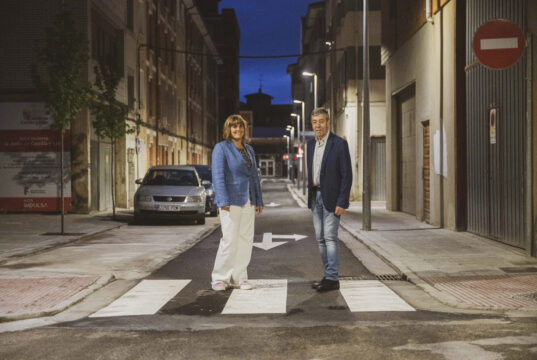 Finalizan las obras de reurbanización de las calles Algorta y Saturnino Rodríguez en Medina de Pomar